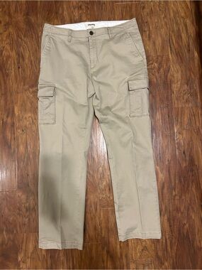 Goodthreads Tan Cargo Pants with Side Pockets